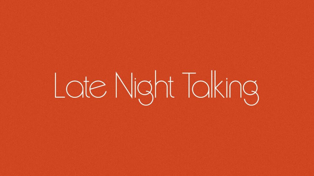 All This Late Night Talking Lyrics – Harry Styles