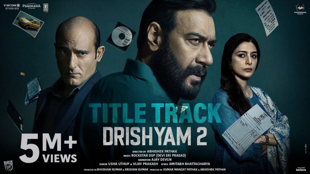Drishyam 2 Title Track Hindi Lyrics - Usha Uthup