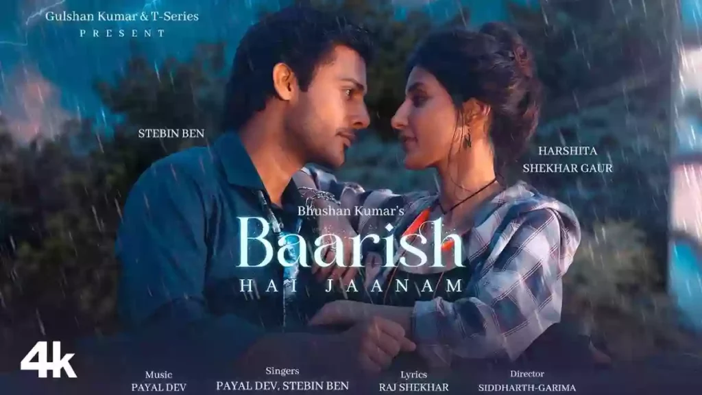 Baarish Hai Jaanam Lyrics - Stebin Ben & Payal Dev